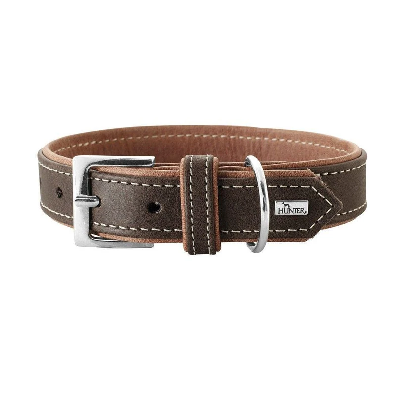 Hunter Porto Lederhalsband – Braun/Cognac