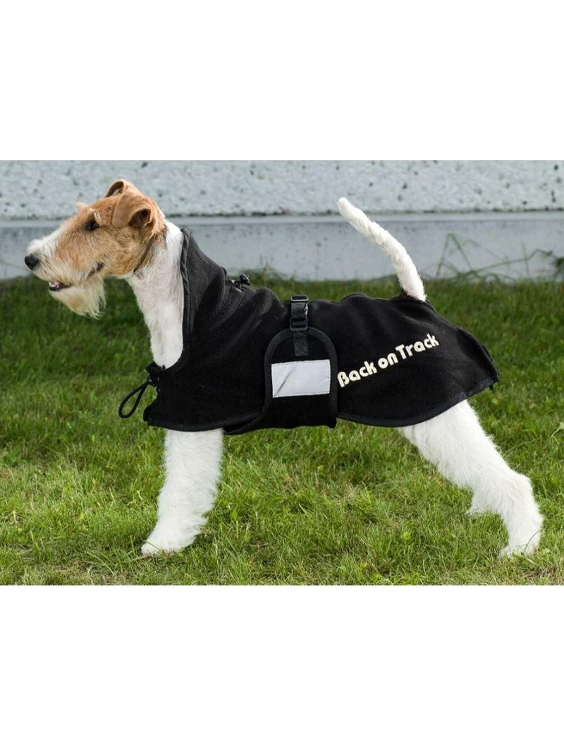 Back on Track Fleecedecke – Schwarz