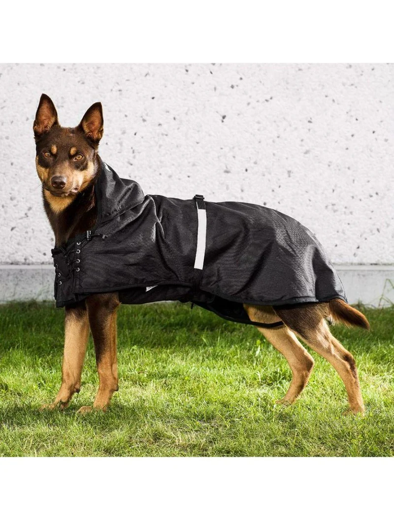 Back on Track Regenjacke – mit Futter – Schwarz