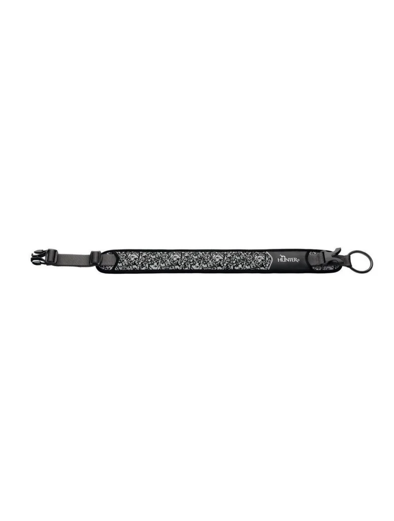 Hunter Divo Reflektierendes Halsband – Schwarz/Grau
