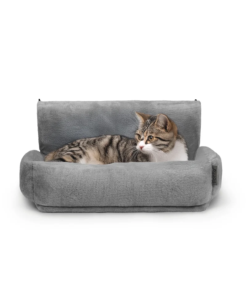 Katzenheizungsliege aus Plüsch