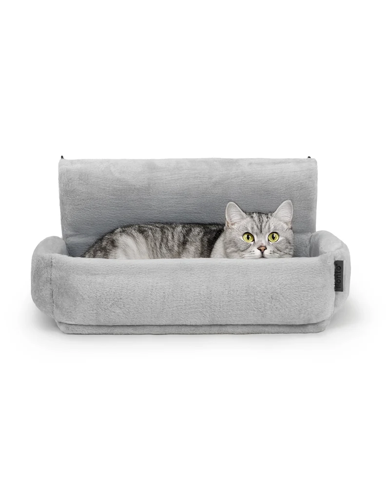 Katzenheizungsliege aus Plüsch