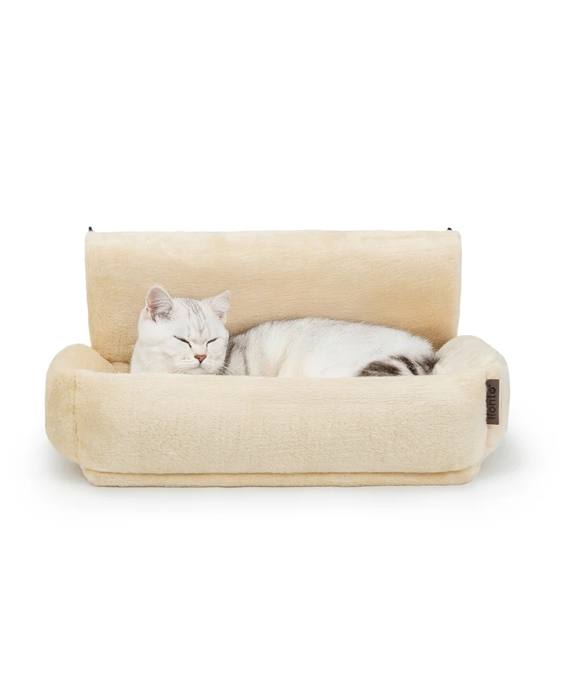 Katzenheizungsliege aus Plüsch