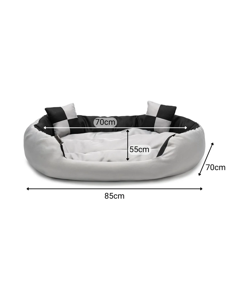 4-in-1 Katzenbett mit Wendekissen