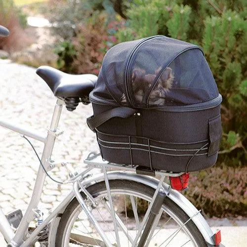 Trixie - Fahrradtasche für Hunde - Schwarz