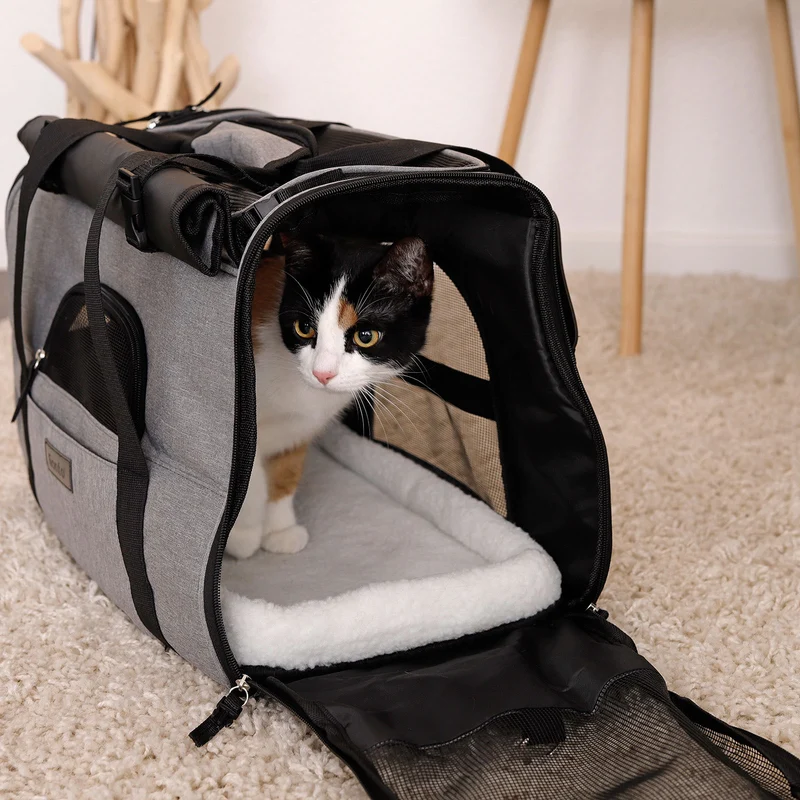 Faltbare Katzentransporttasche