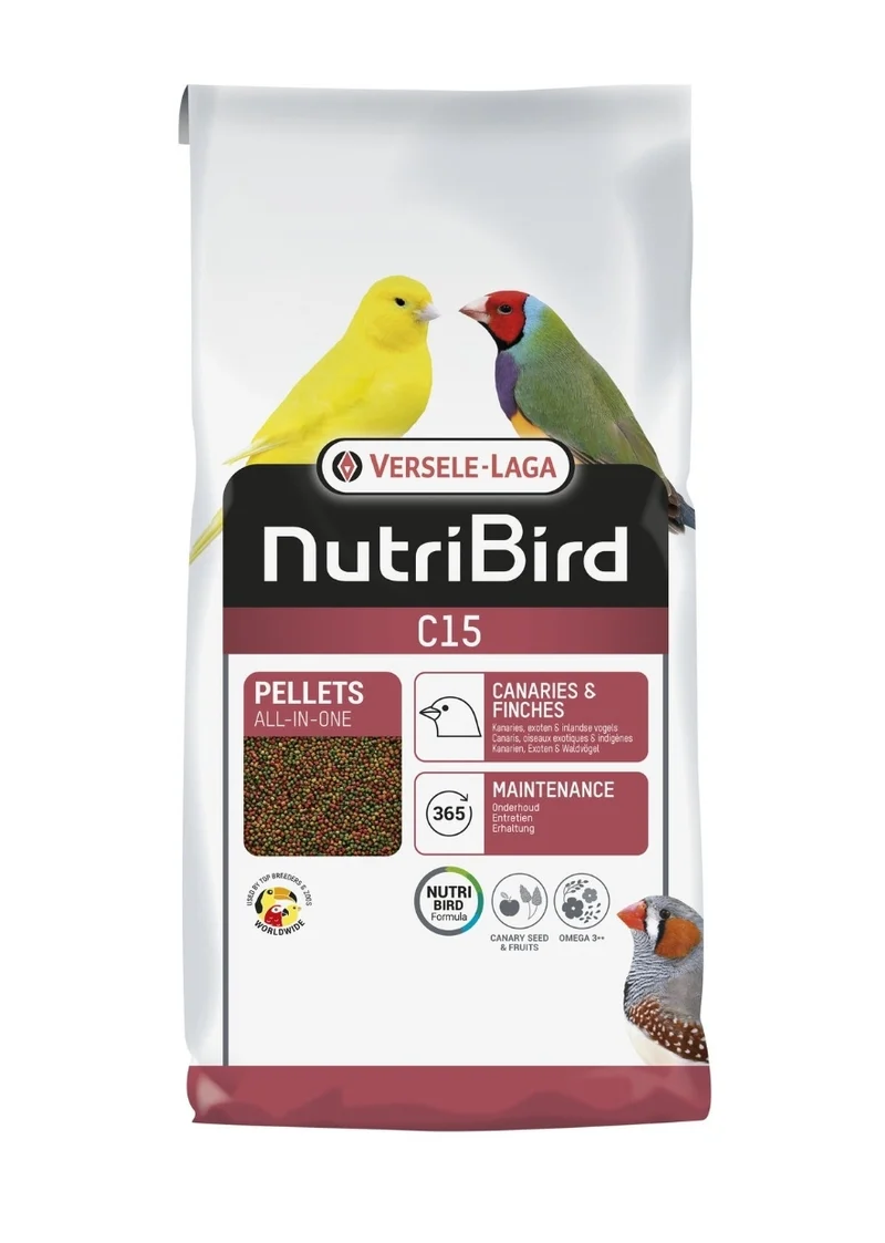 Nutribird C15 Kanarienfutter 10kg (Ersatz für PERLE MORBIDE) - Vogelfutter