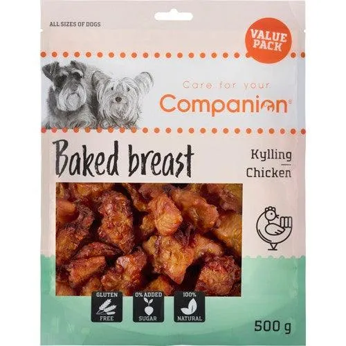Companion Gebackene Hähnchenbrust - 500g Vorteilspackung - Kurze Haltbarkeit