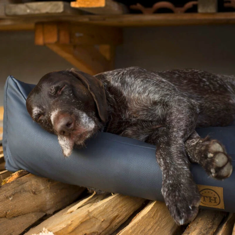 Bezug - Jagdlich Leder für Hundebetten von Traumhund®