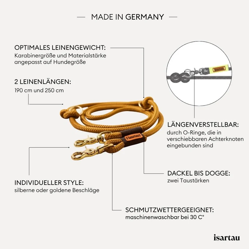 Tauleine Sweet Toffee DUNKELBRAUN, 190 cm (Standard)