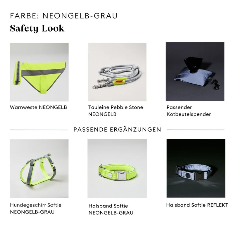 Hundewarnweste Neongelb
