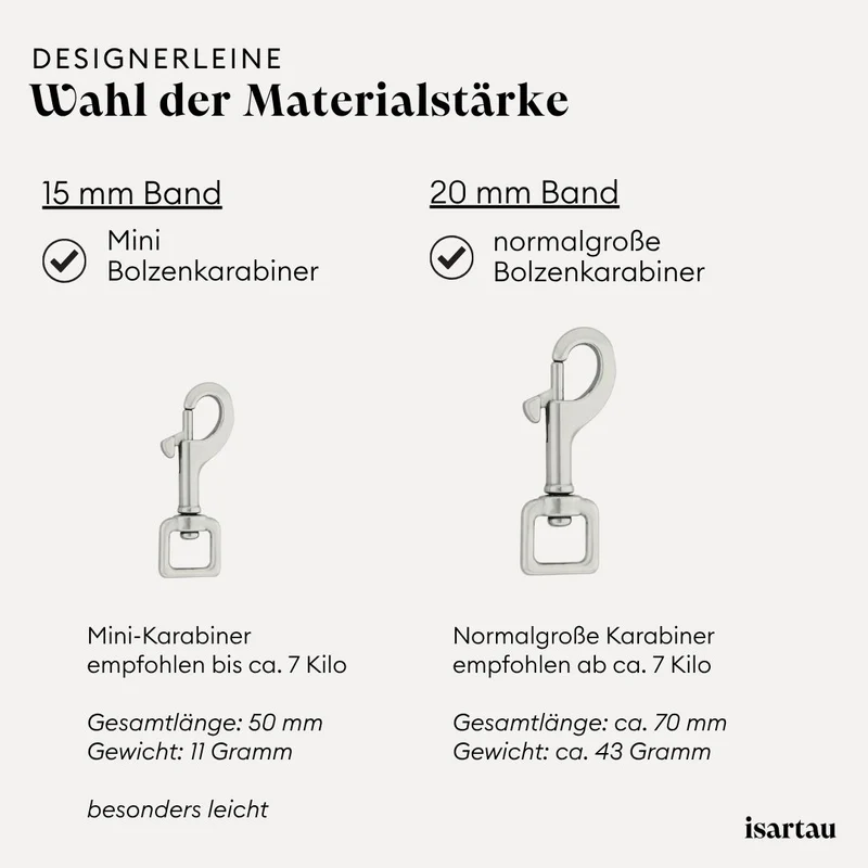 Designerleine BLUMENMEER, 250 cm (Umhängeleine)