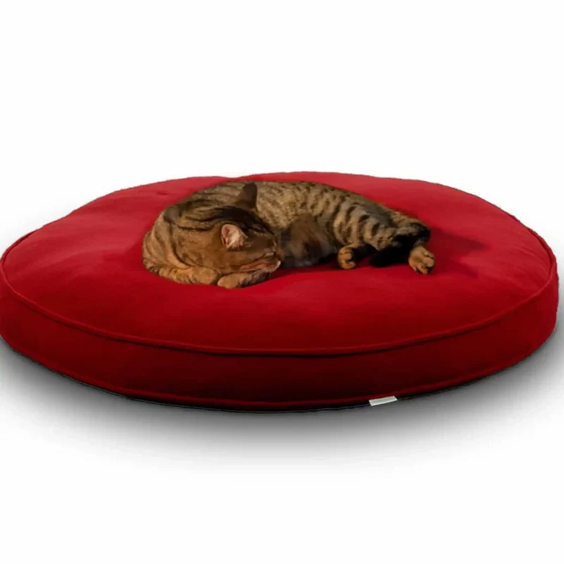 Lounge Uni Katzenkissen Rund