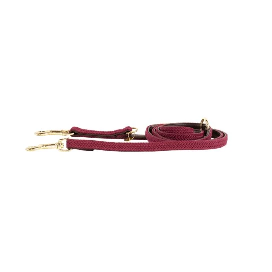 Kentucky Geflochtene Nylon-Hundeleine - Bordeaux
