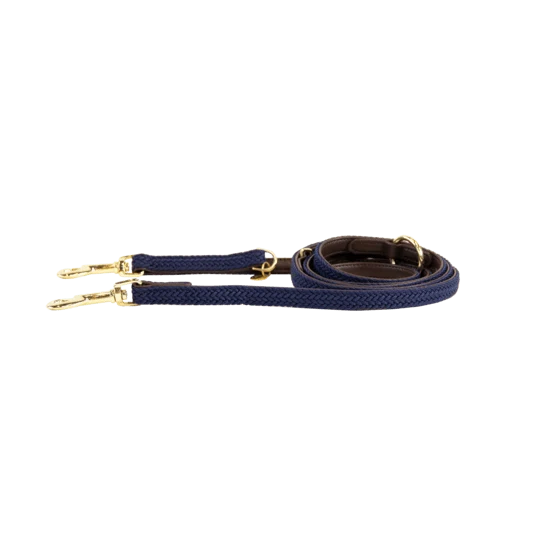 Kentucky Geflochtene Nylon-Hundeleine - Navy
