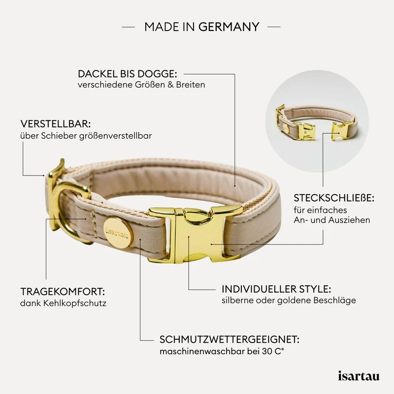 Welpenhalsband Softie BEIGE