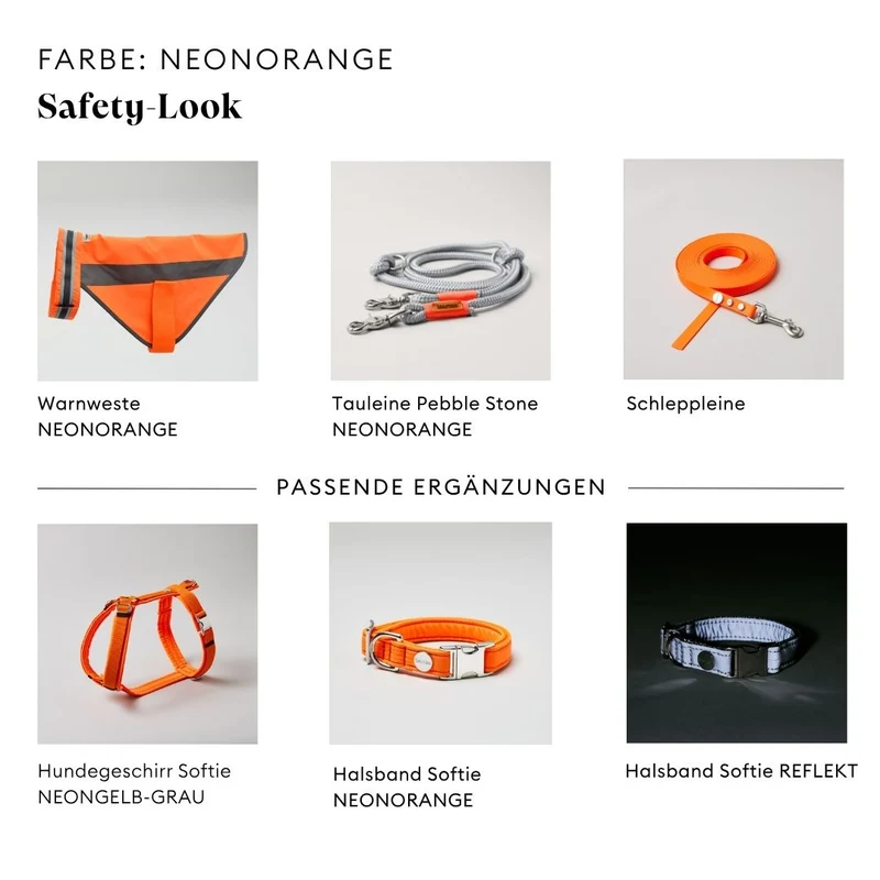 Hundewarnweste Neonorange