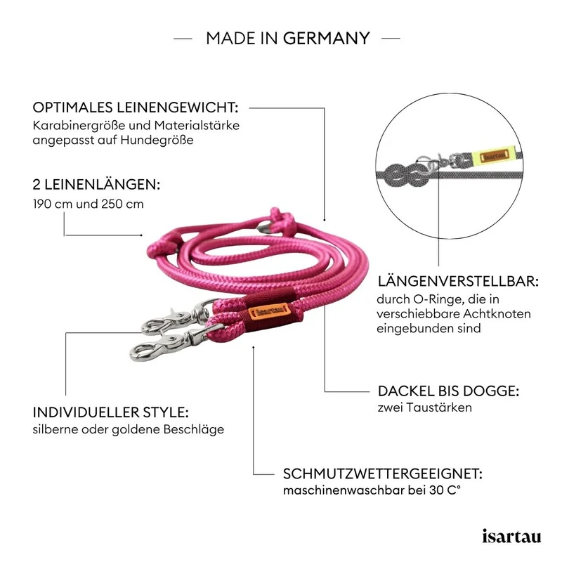 Tauleine Viva Magenta BURGUNDER, 190 cm (Standard)