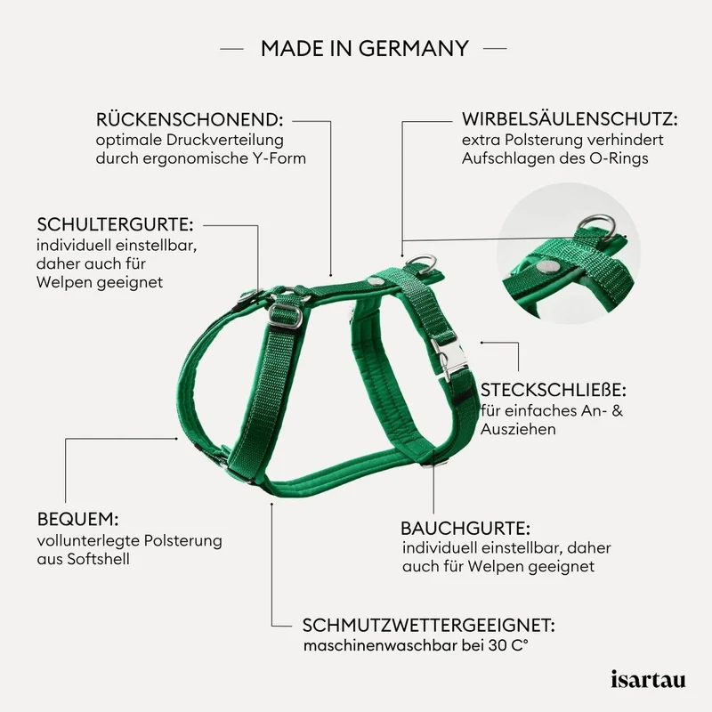 Hundegeschirr Softie GRÜN