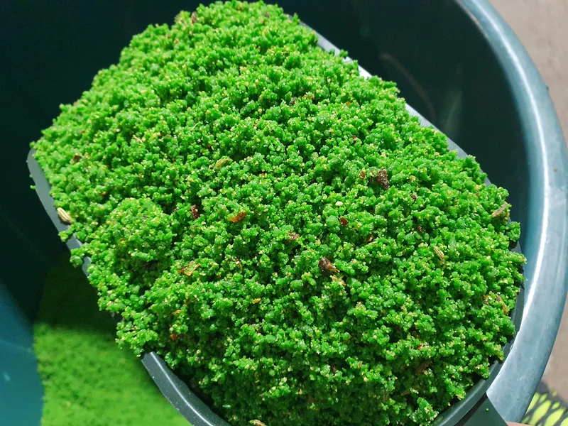Verduri Loses Eierfutter 5 kg (+ Vitaminkomplex), basierend auf Karotte, Fenchel und Tomate – Pineta Zootecnici