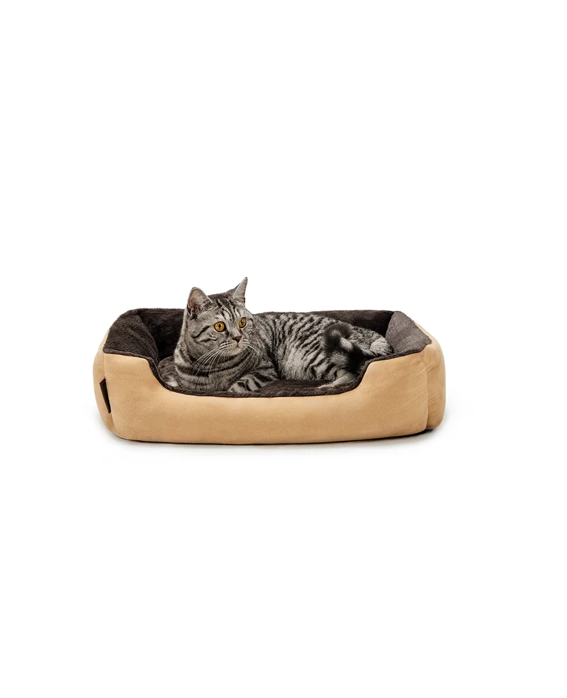 Katzenbett mit Wendekissen
