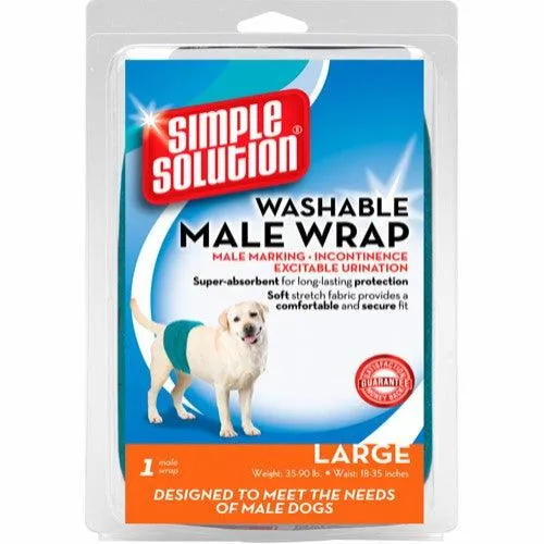 Simple Solution Waschbares Bauchband für Rüden - L