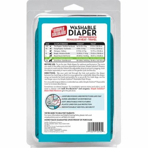Simple Solution Waschbare Windel für Hündinnen - XL