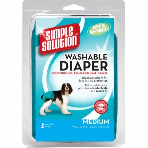 Simple Solution Waschbare Windel für Hündinnen - M