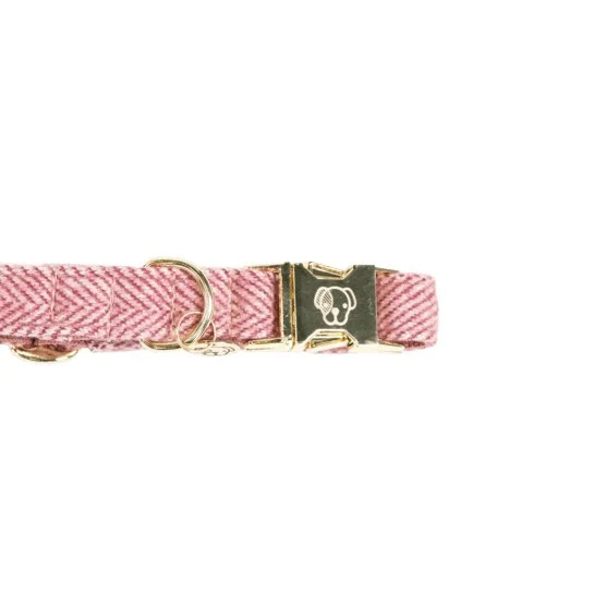 Kentucky Hundehalsband Wolle - Hellrosa