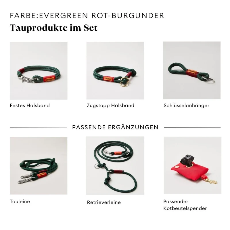 Tauleine Evergreen ROT-BURGUNDER, 190 cm (Standard)