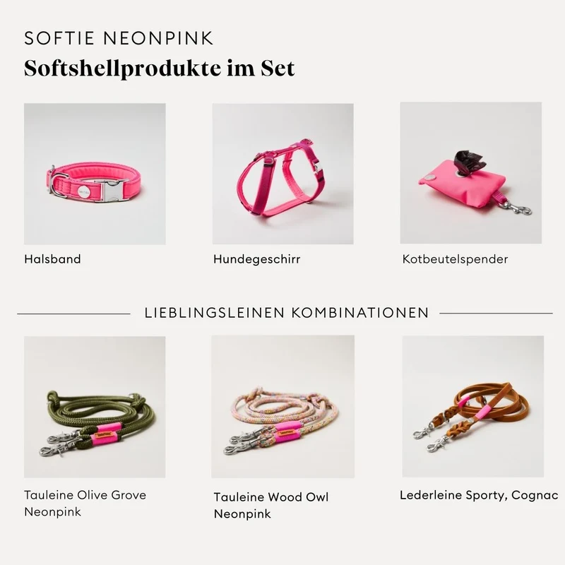 Kotbeutelspender Softie NEONPINK