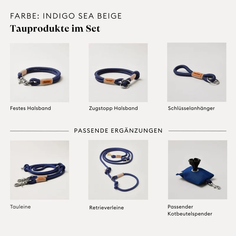 Tauleine Indigo Sea BEIGE, 190 cm (Standard)