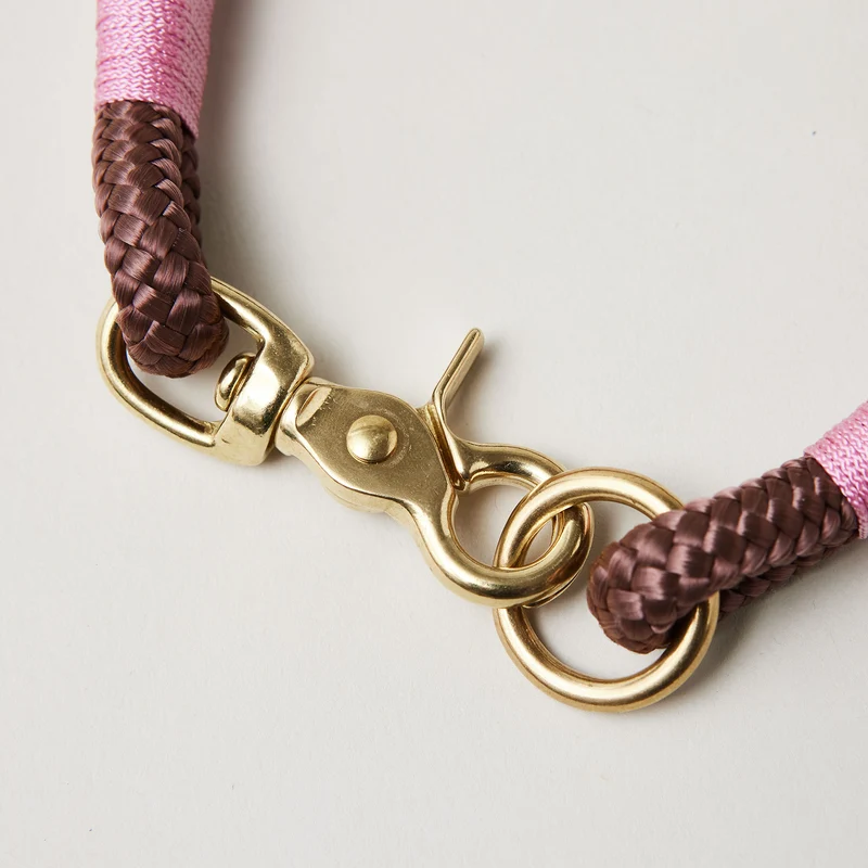 Festes Halsband Classy Chestnut ROSE