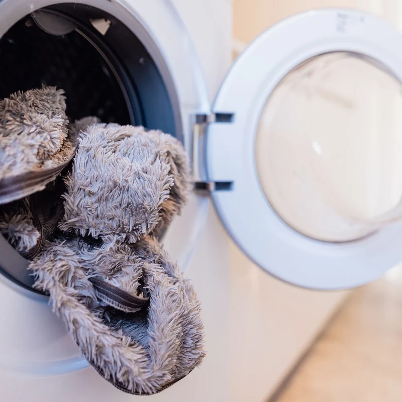 Hundebett rund, Bagelbettchen, Fell BEIGE