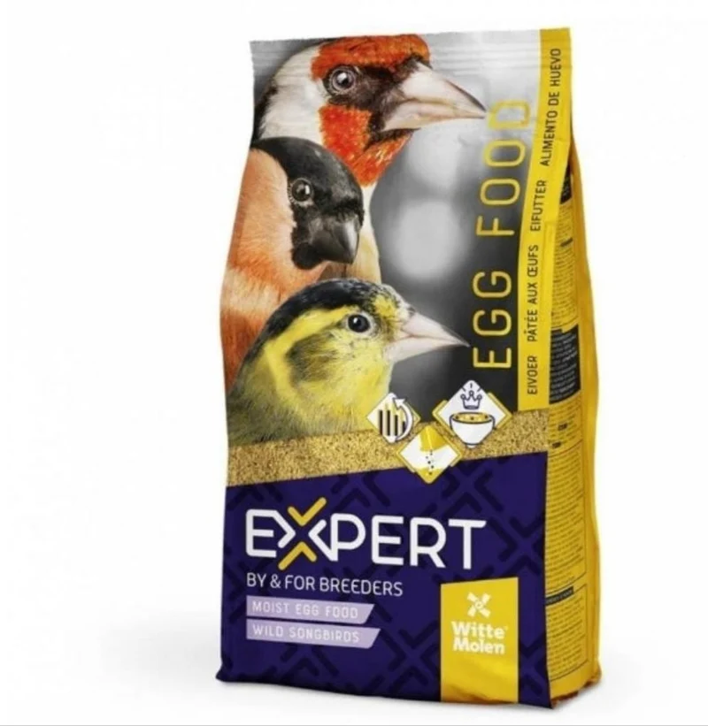 EXPERTEN-Eifutter für Wildvögel – 5 kg – 15.6 % Protein, Insekten, Gammarus – Witte Molen