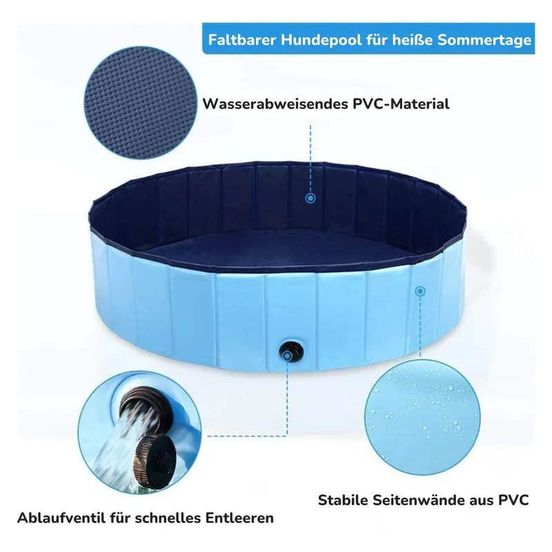 Hundepool XXL „Splash & Play“ – HUNDESCHATZ™