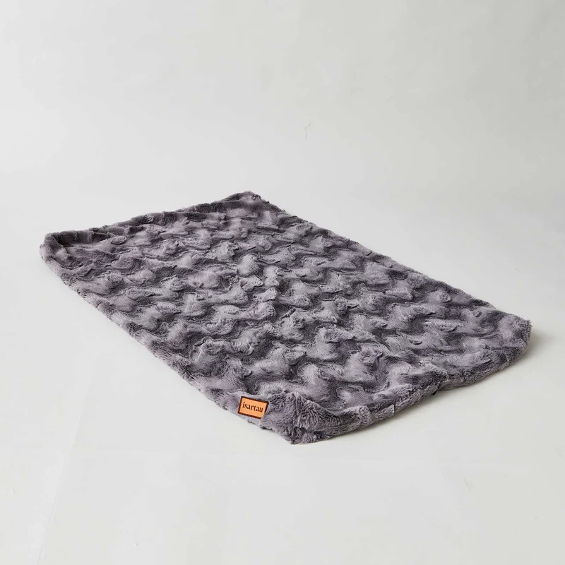Wechselbezug Hundematte Ortho, Fell GRAU