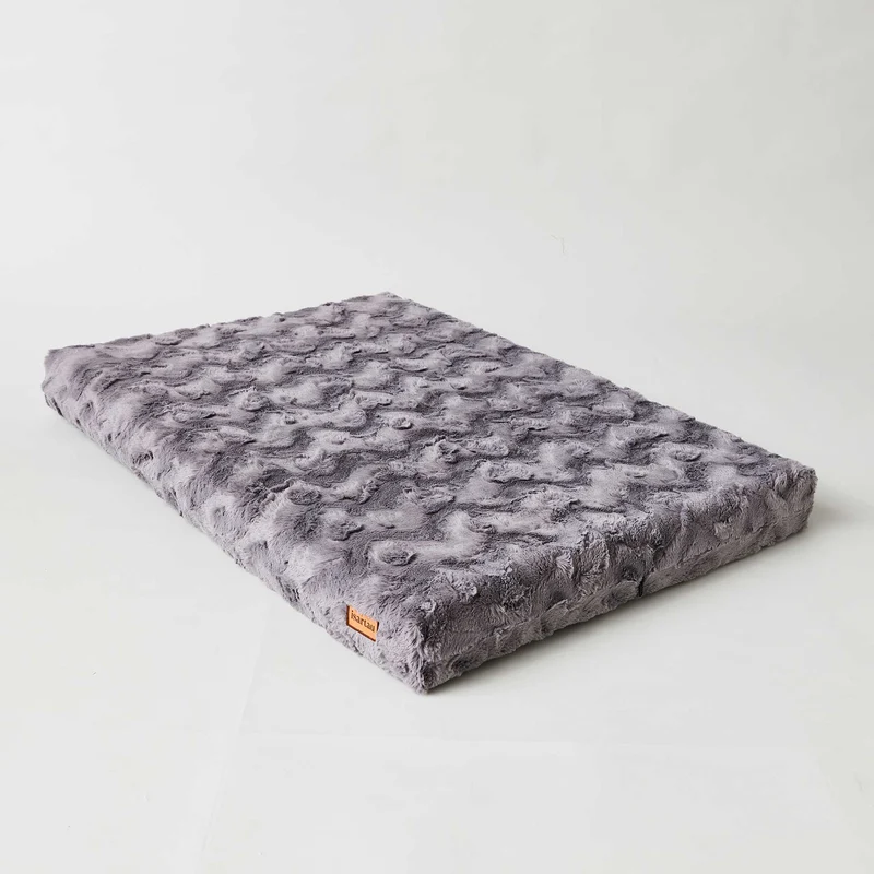 Wechselbezug Hundematte Ortho, Fell GRAU