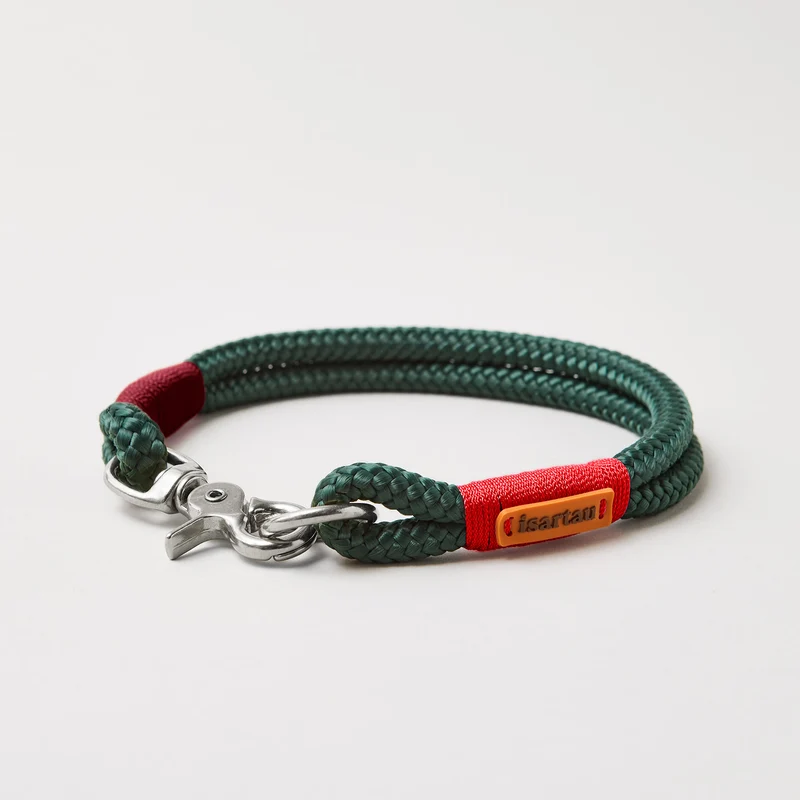Festes Halsband Evergreen ROT-BURGUNDER