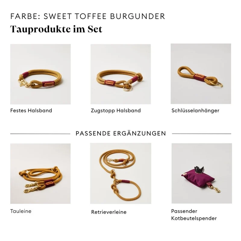 Tauleine Sweet Toffee BURGUNDER, 190 cm (Standard)