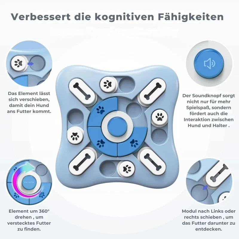 Intelligenzspielzeug für Hunde „CleverSnack“ – HUNDESCHATZ™