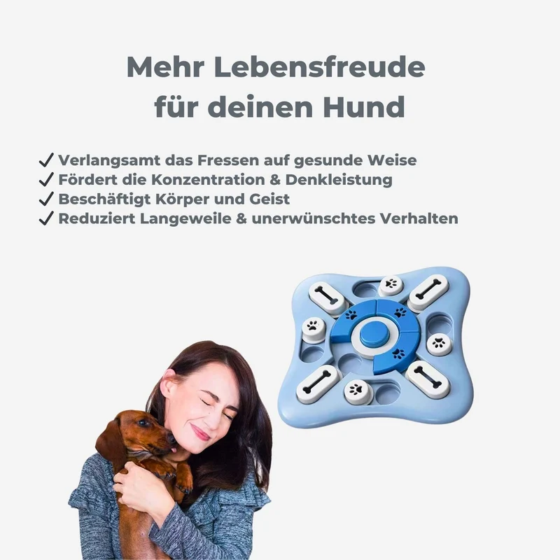 Intelligenzspielzeug für Hunde „CleverSnack“ – HUNDESCHATZ™
