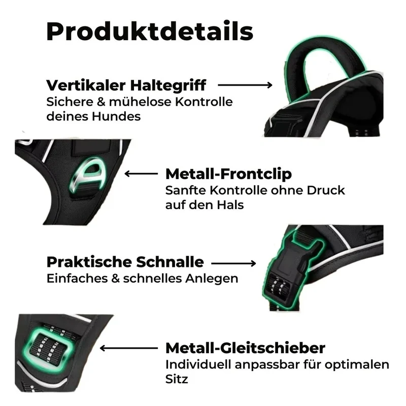 Hundegeschirr „Anti-Zug“ – HUNDESCHATZ™