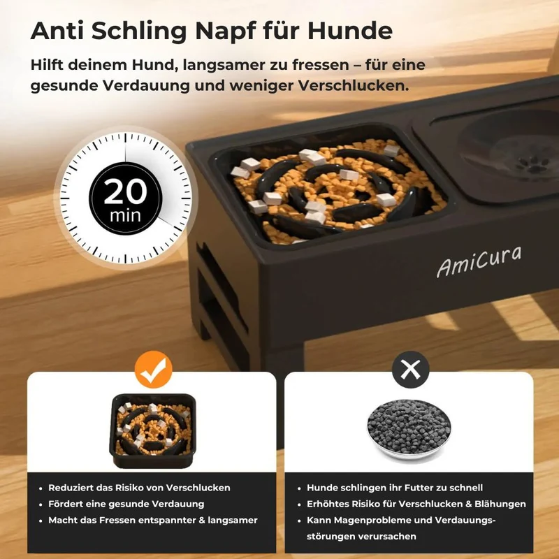 Anti Schling Hundenapf "AmiCura" – HUNDESCHATZ™