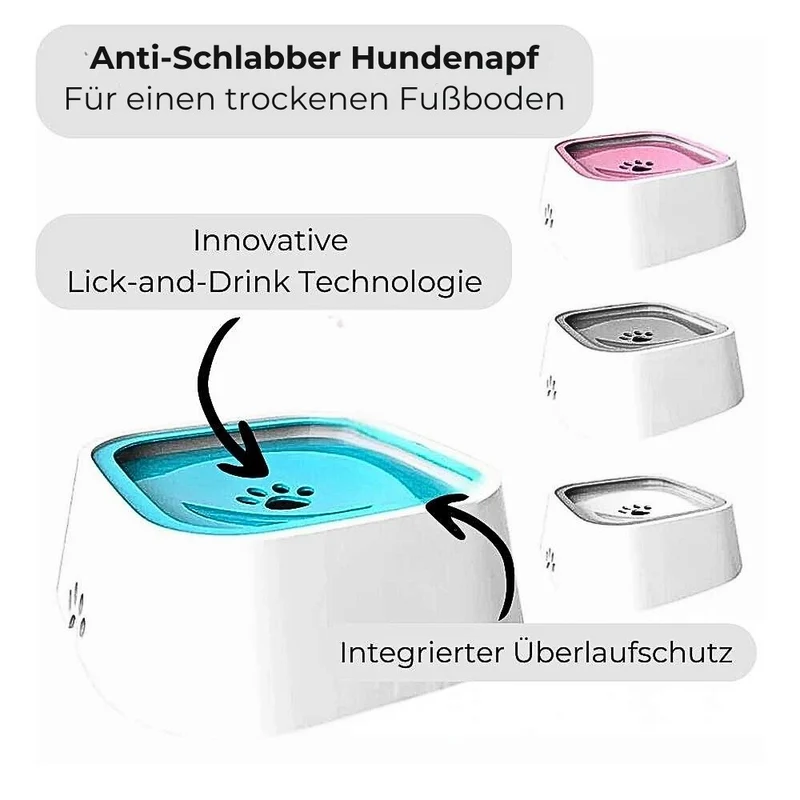 Anti-Schlabber Hundenapf „AquaStop“ – HUNDESCHATZ™