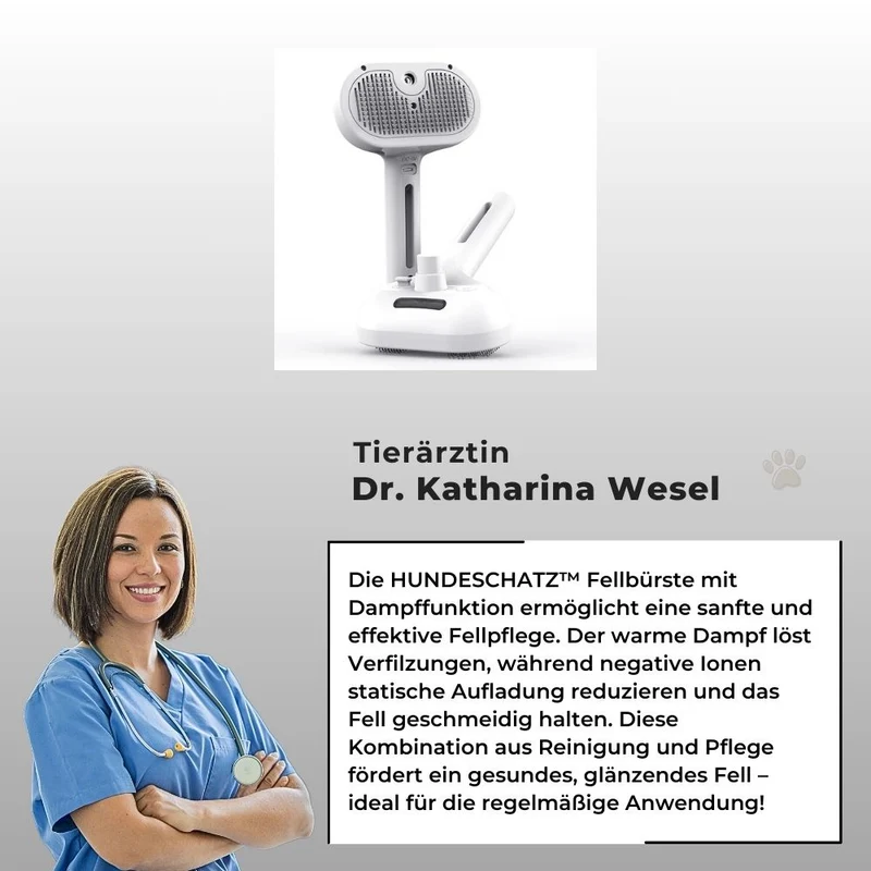 Hundebürste „SteamGroom Pro“ – HUNDESCHATZ™