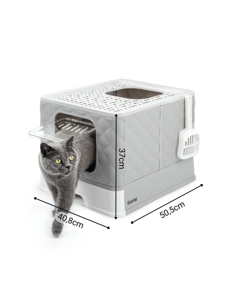 Katzentoilette mit Schublade & Schaufel
