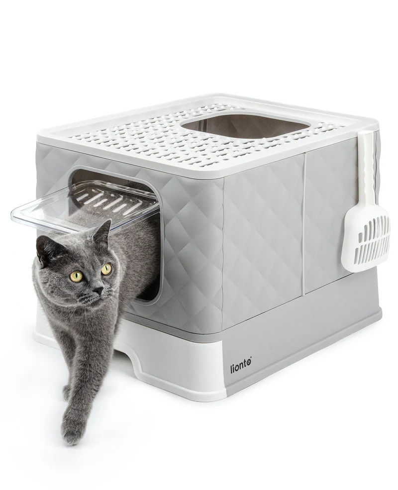 Katzentoilette mit Schublade & Schaufel