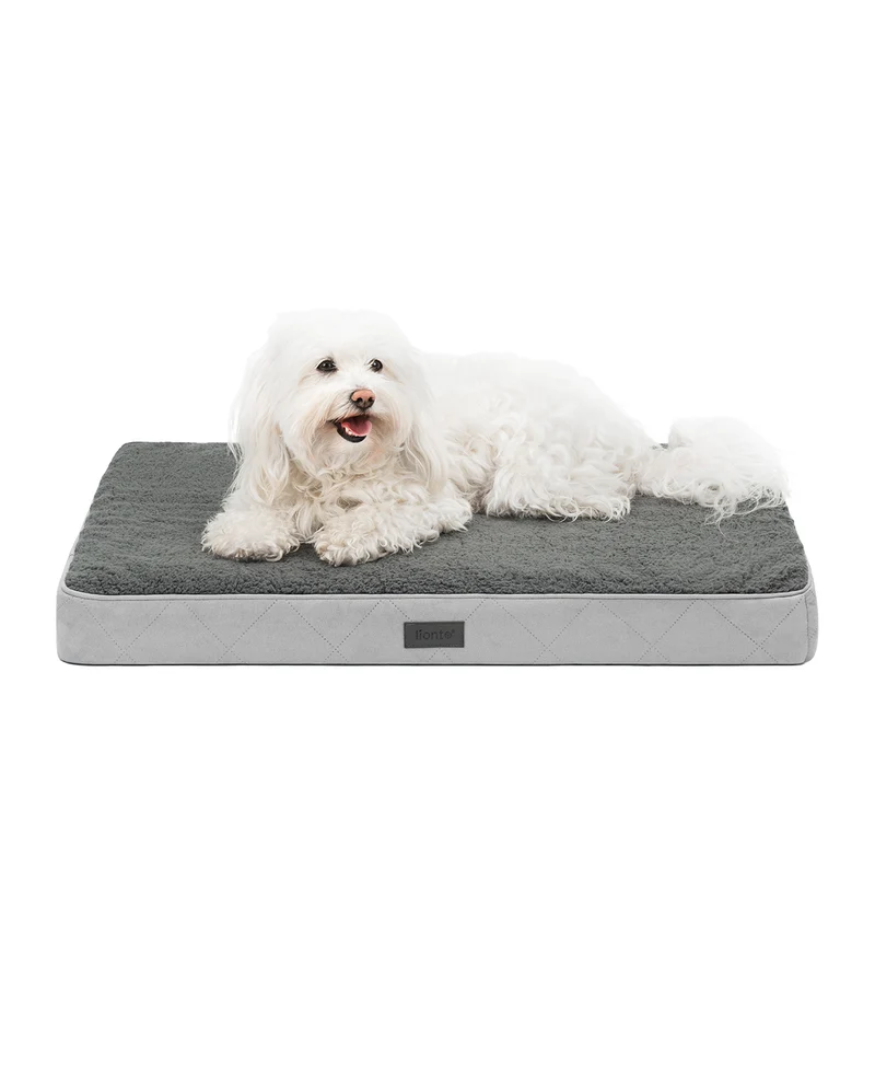 Orthopädisches Hundebett mit Plüsch
