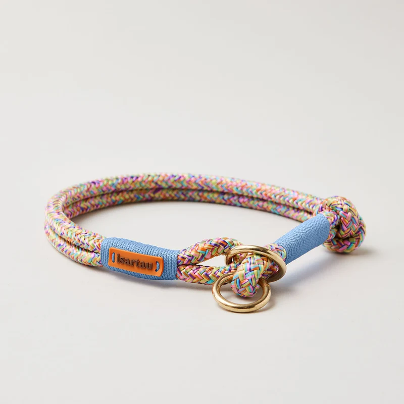 Zugstopp-Halsband Easy Summer HELLBLAU